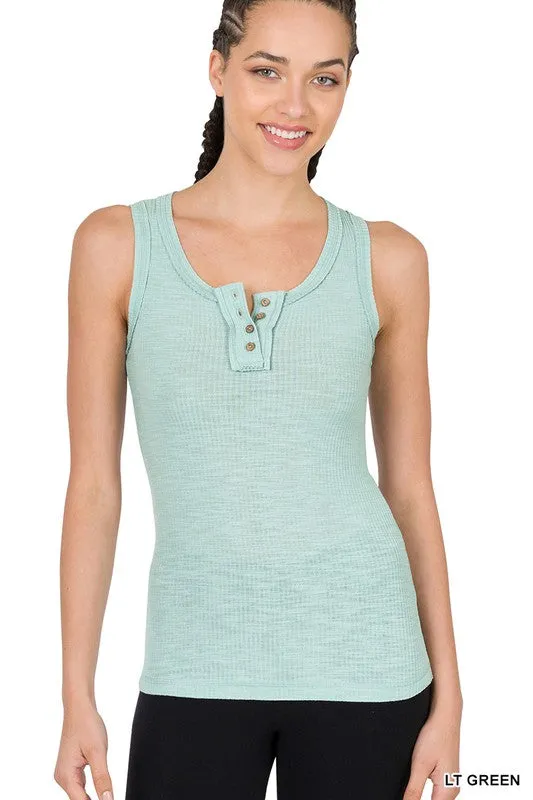 3159   Tish Ribbed Tank Top - Reg Only!