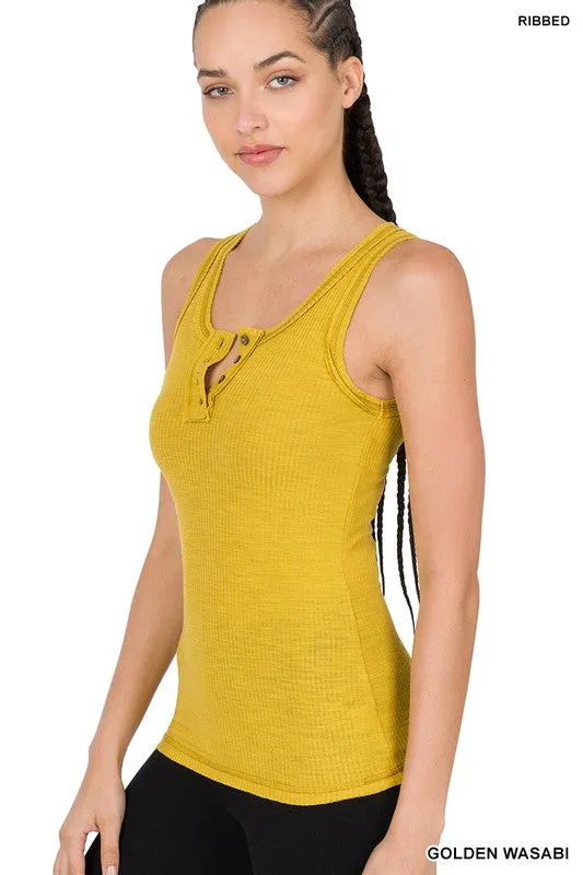3159   Tish Ribbed Tank Top - Reg Only!