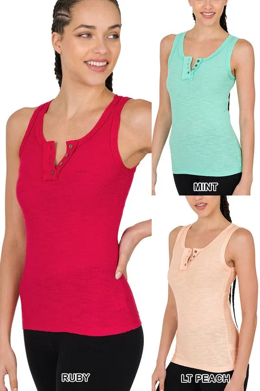 3159   Tish Ribbed Tank Top - Reg Only!
