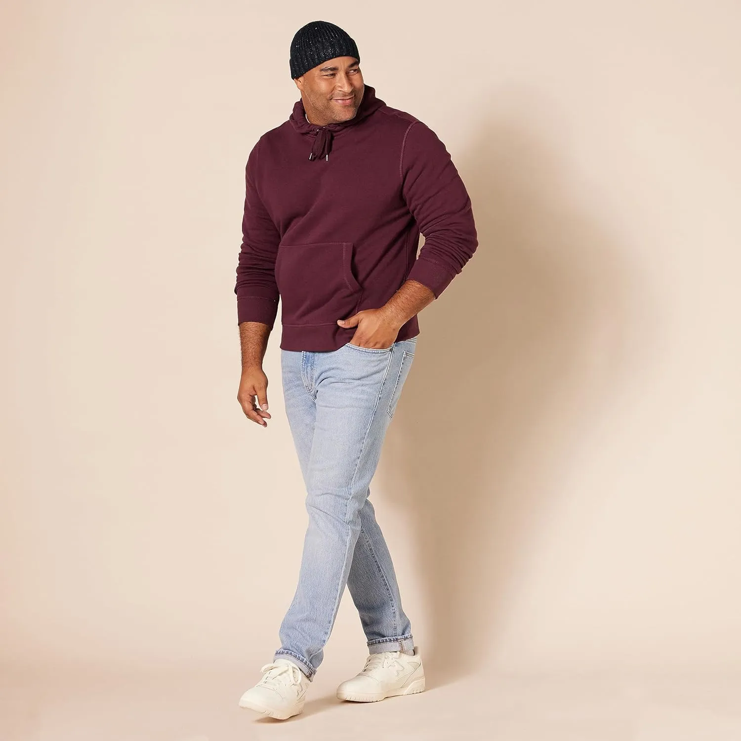 Amazon Essentials Men's Pullover Sweatshirt Hoodie, Big & Tall Options Available