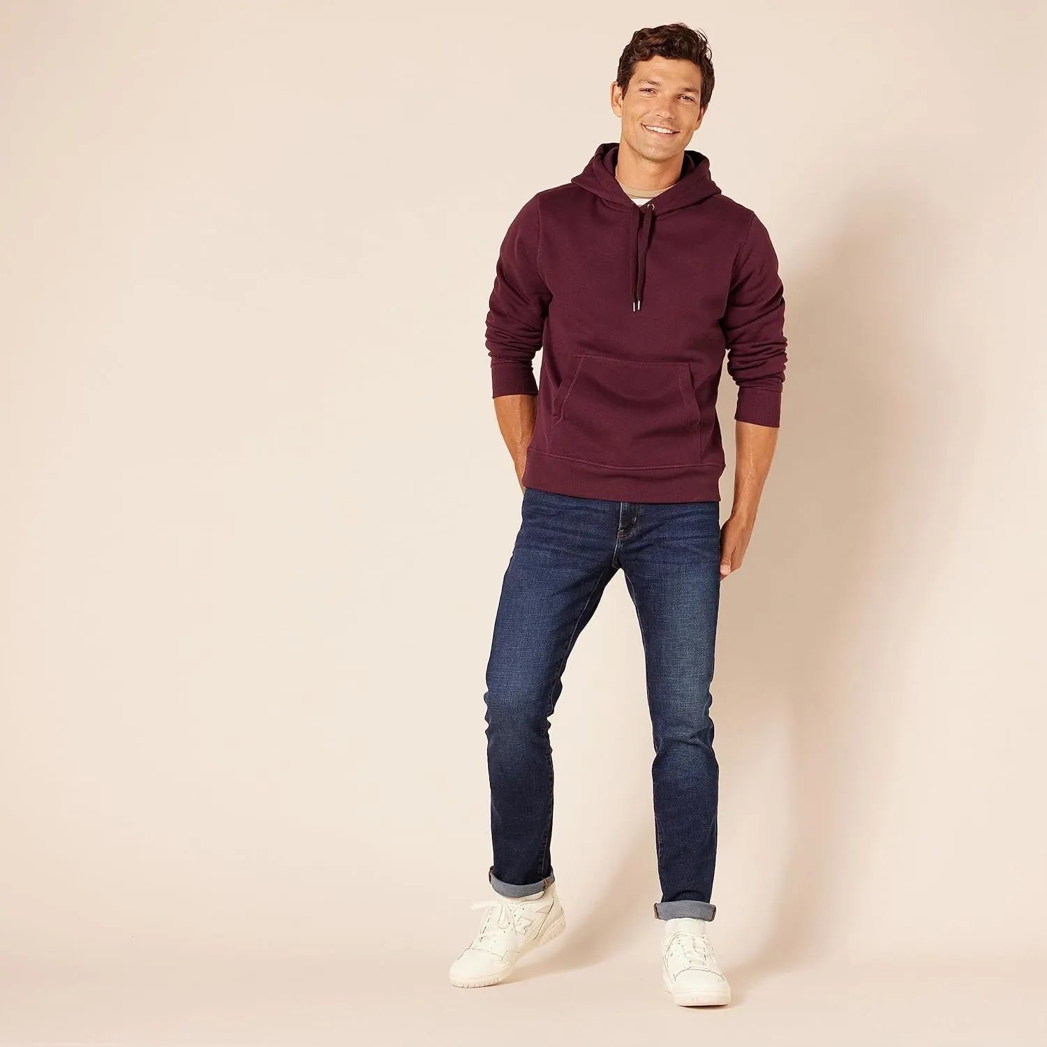 Amazon Essentials Men's Pullover Sweatshirt Hoodie, Big & Tall Options Available