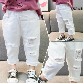 Baby girl ripped jeans