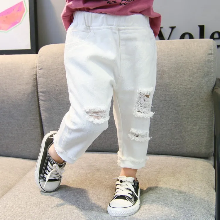 Baby girl ripped jeans