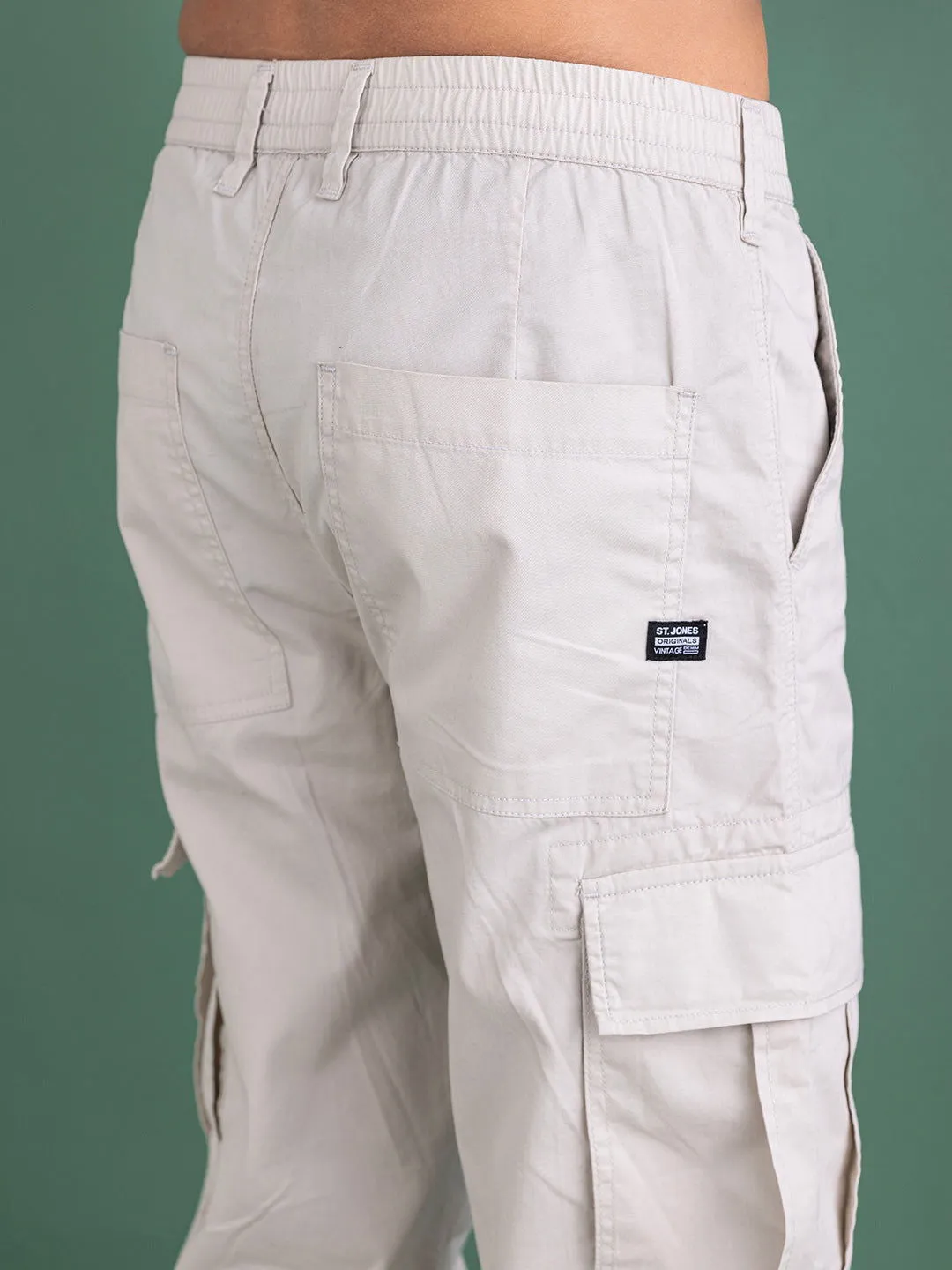 BAGGY CREAM CARGO