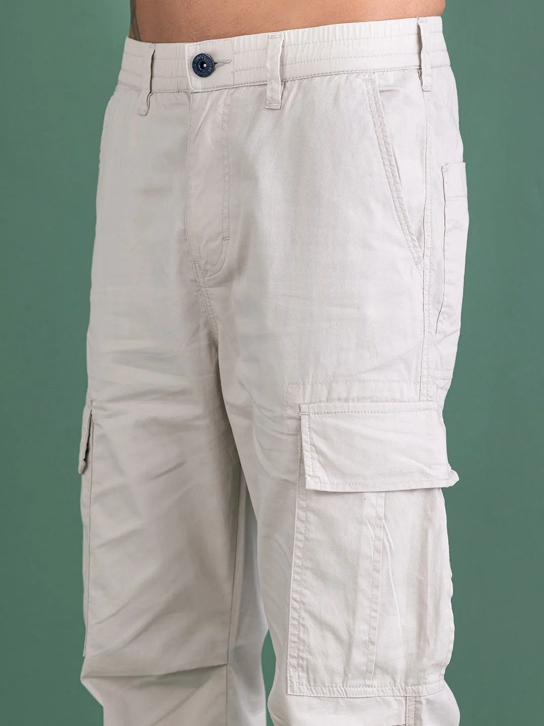 BAGGY CREAM CARGO