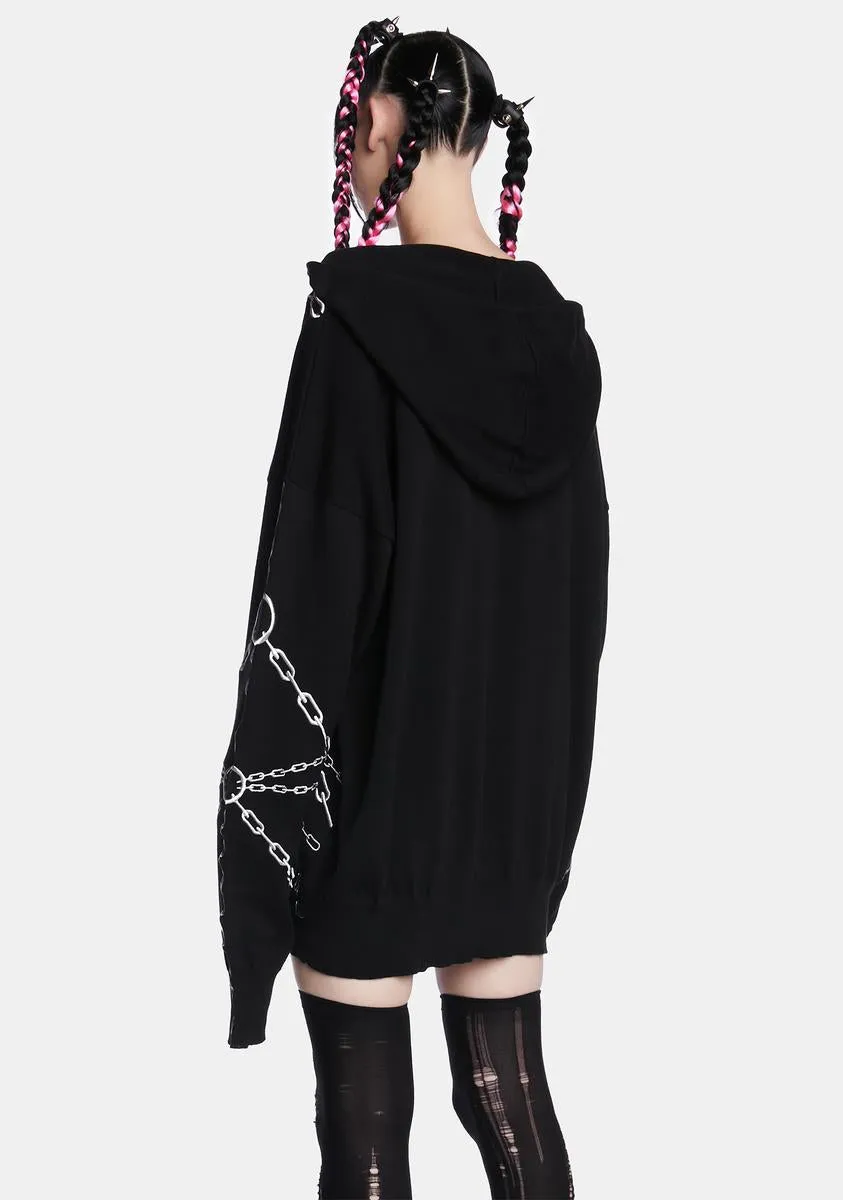 Chain Reaction Oversized Hoodie
