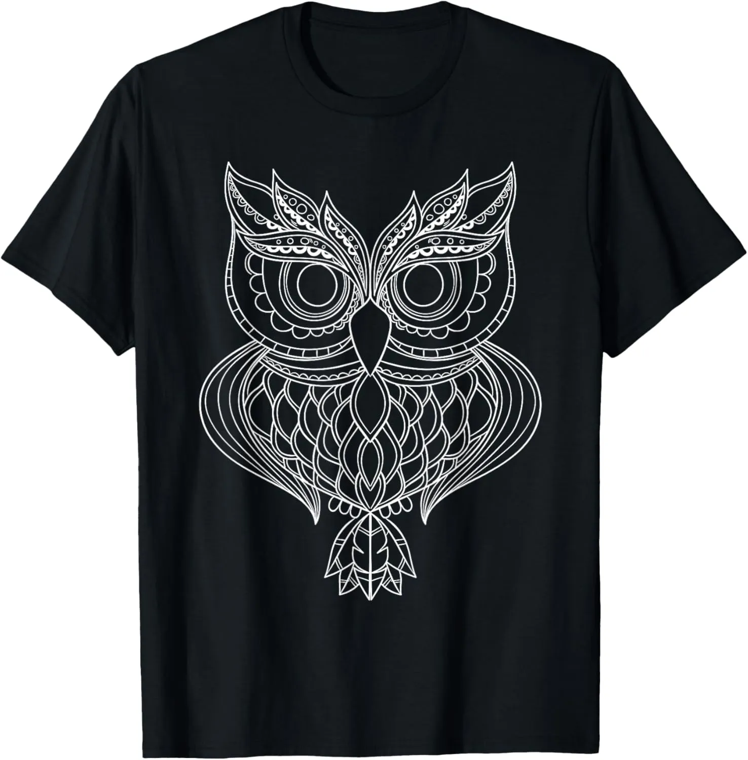 Cute Owl Art Shirt | Animal & Nature Lover T-Shirt Gift T-Shirt