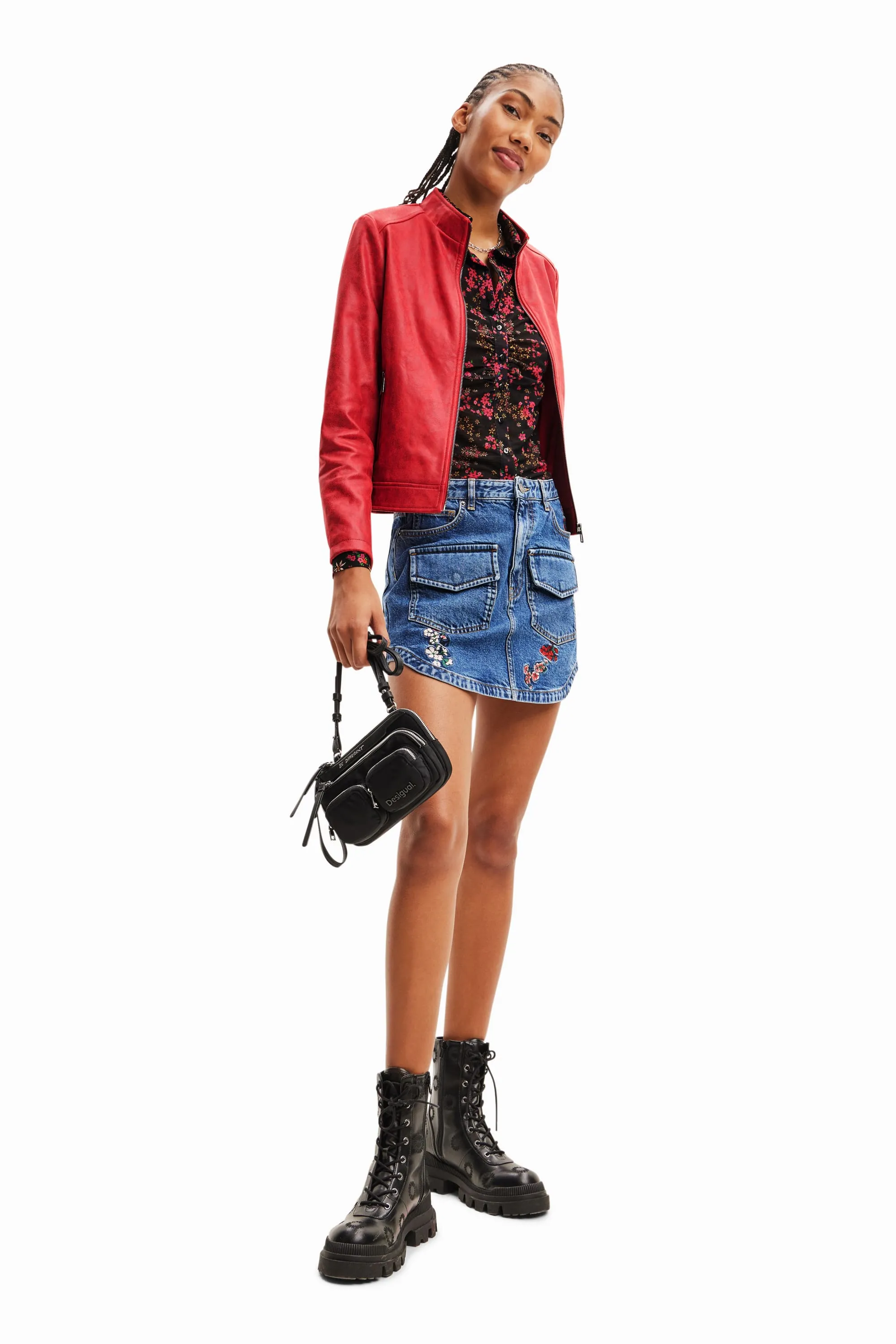 Desigual Toronto Very Soft Slim Biker Jacket 23WWED02