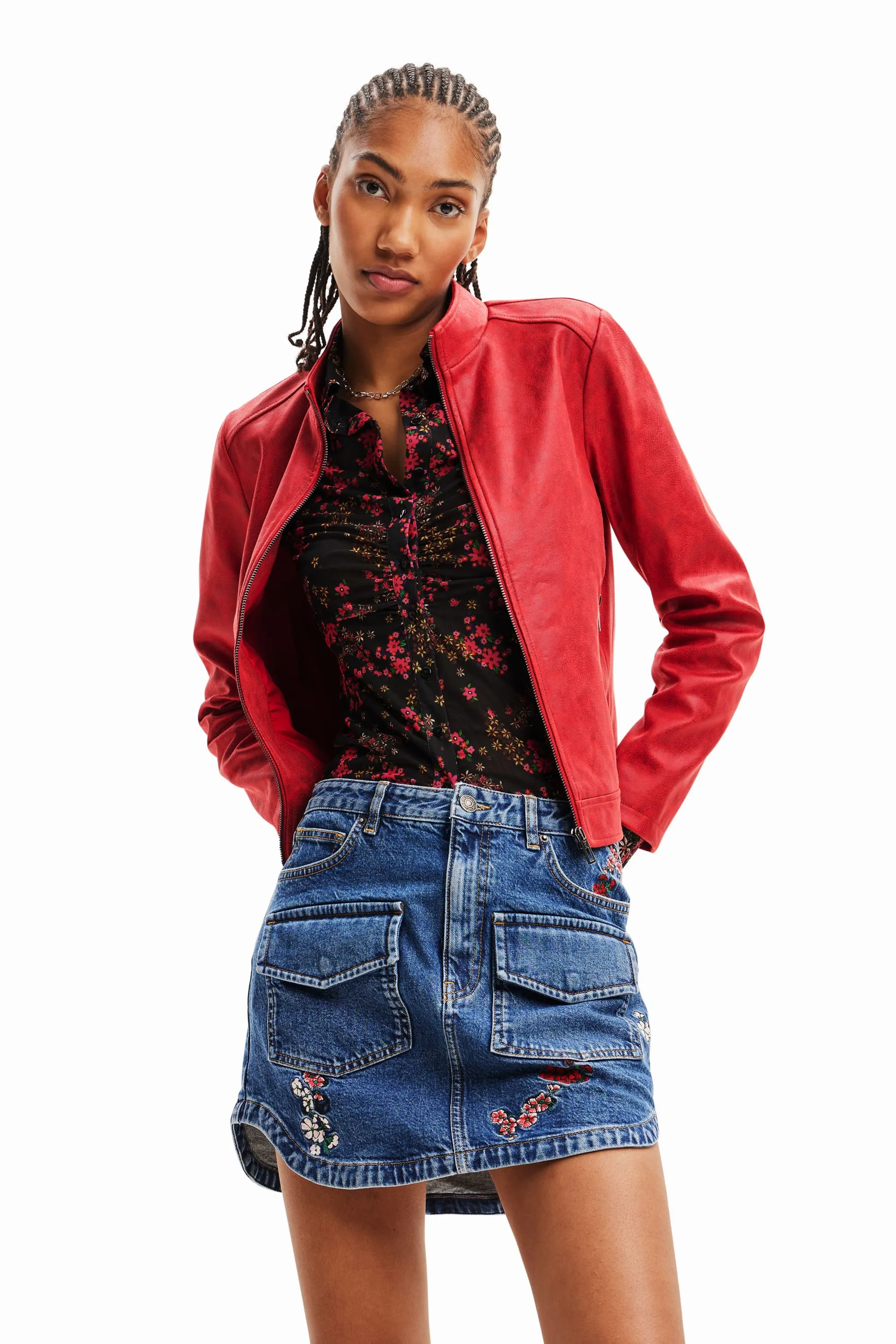 Desigual Toronto Very Soft Slim Biker Jacket 23WWED02
