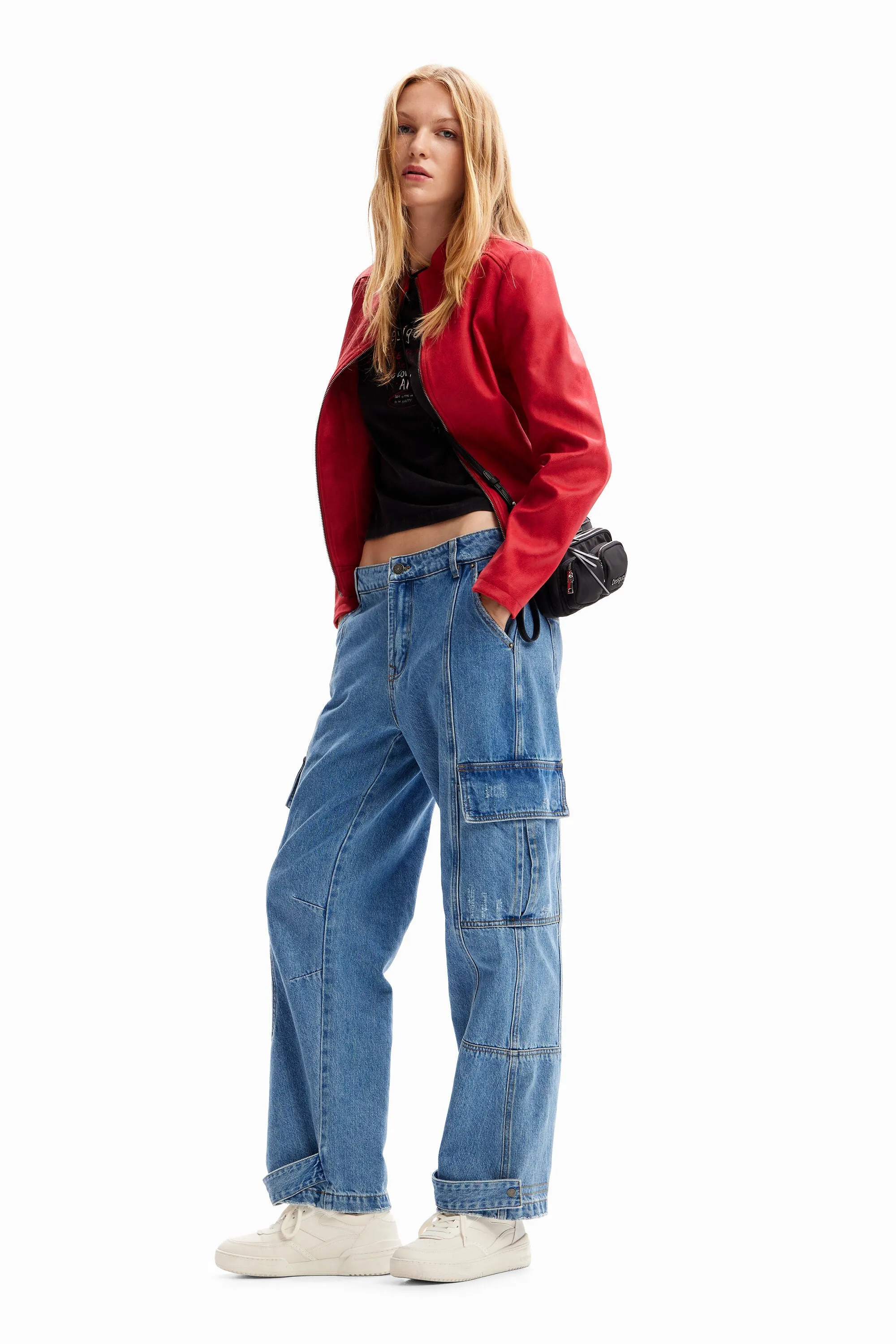 Desigual Toronto Very Soft Slim Biker Jacket 23WWED02