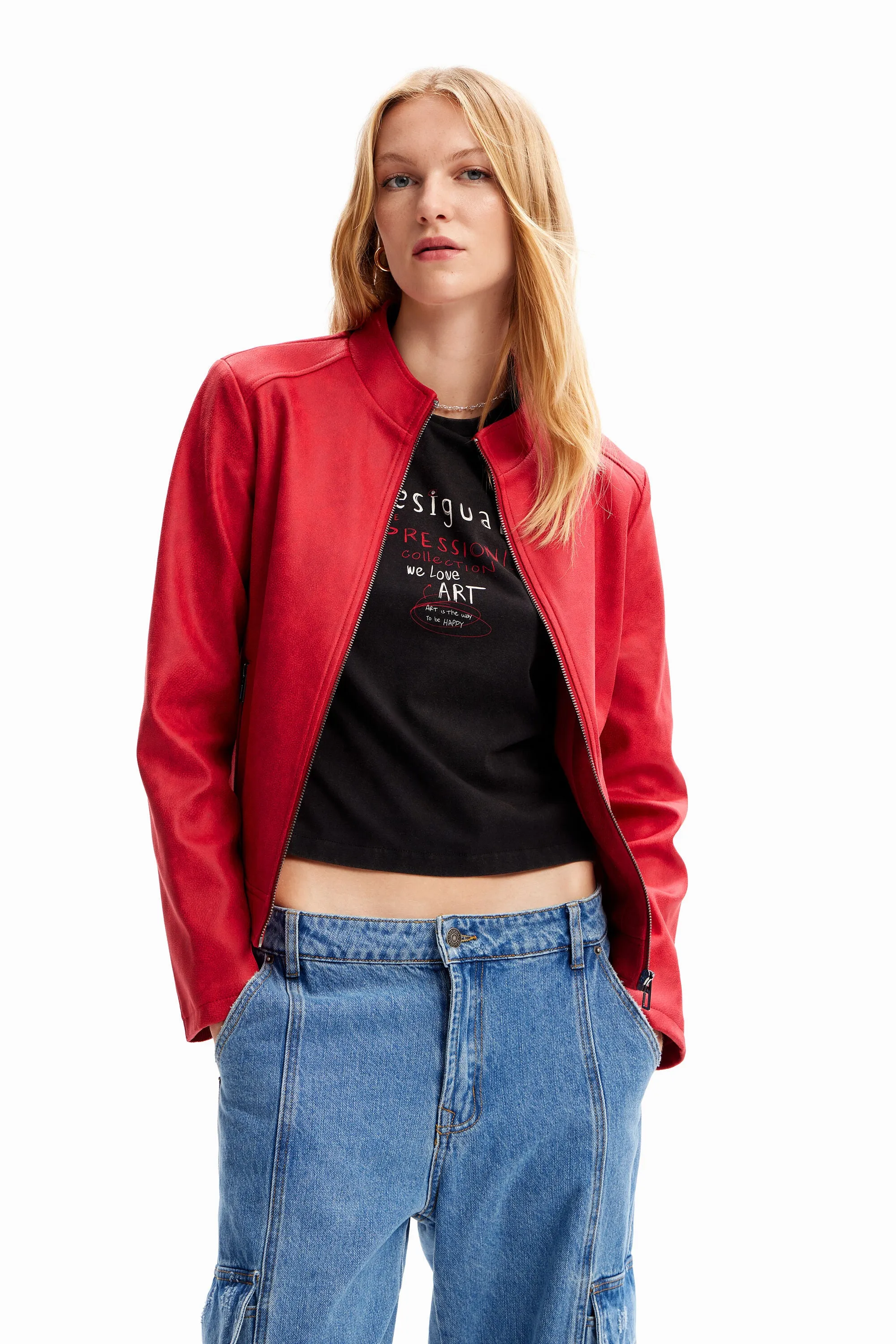 Desigual Toronto Very Soft Slim Biker Jacket 23WWED02