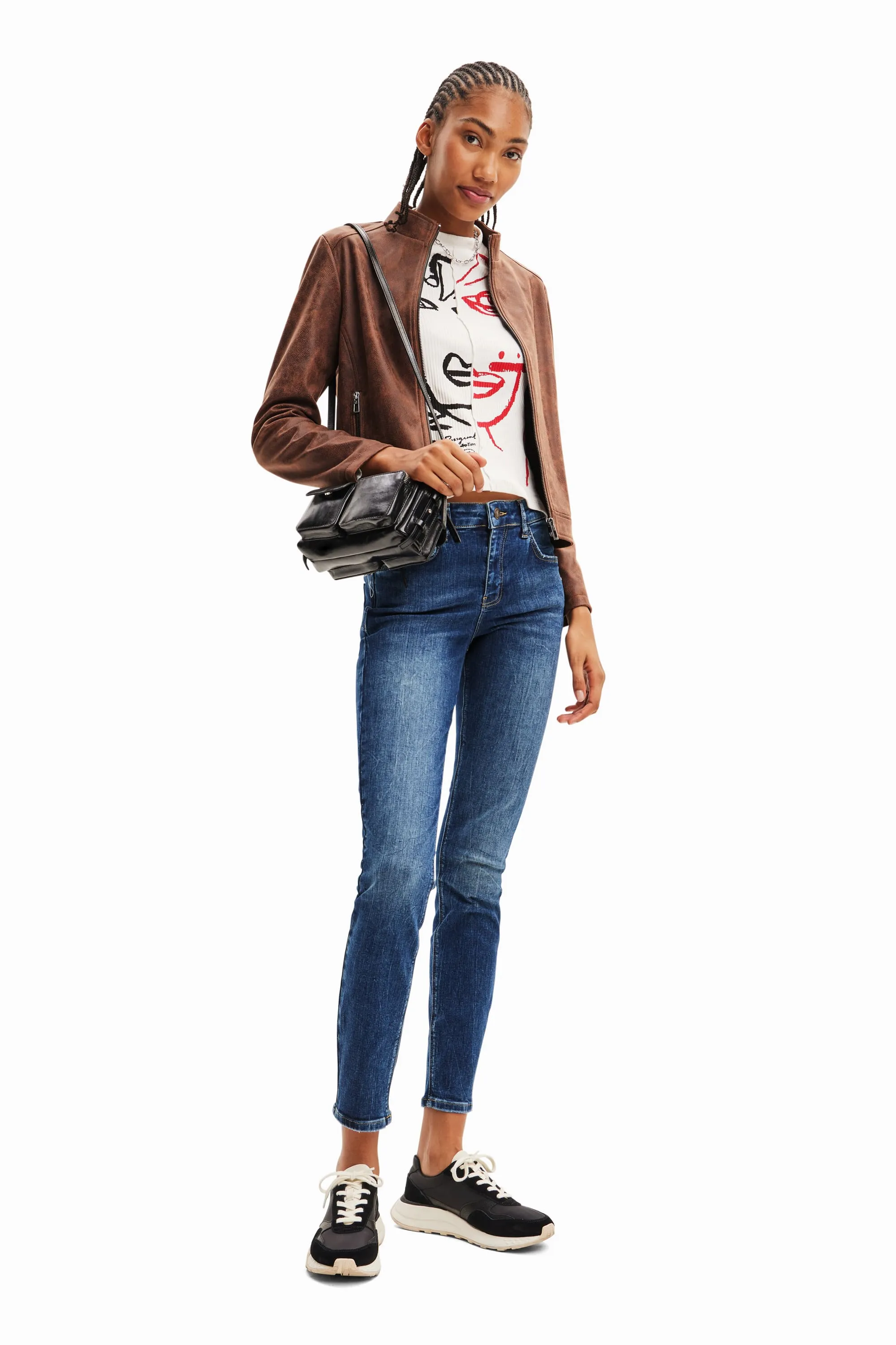 Desigual Toronto Very Soft Slim Biker Jacket 23WWED02