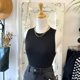 Dr. Denim // Etta Top Black