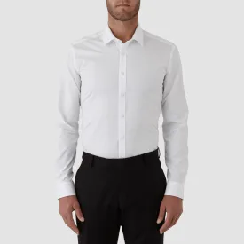 Gibson Slim Fit Fierce Shirt in White Cotton Blend