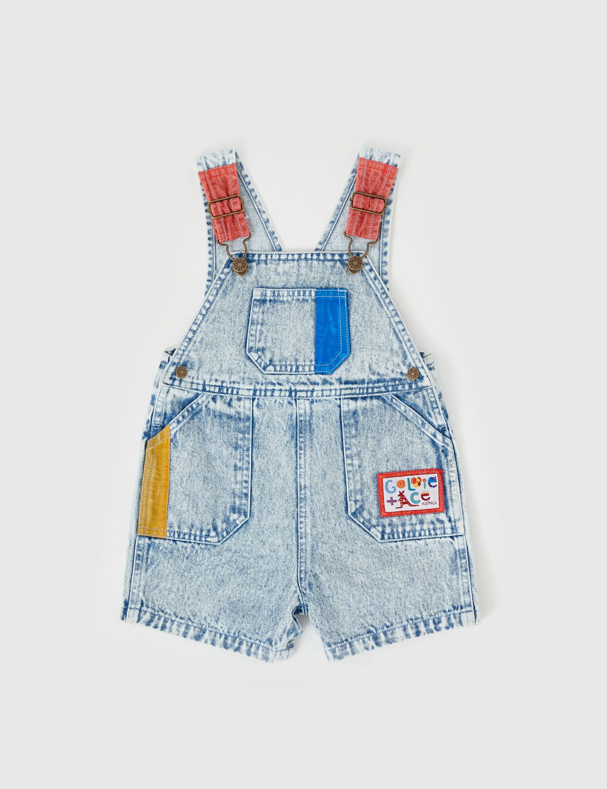 Goldie   Ace Burton Colour Pop Cargo Denim Overall Light Denim