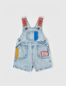 Goldie   Ace Burton Colour Pop Cargo Denim Overall Light Denim