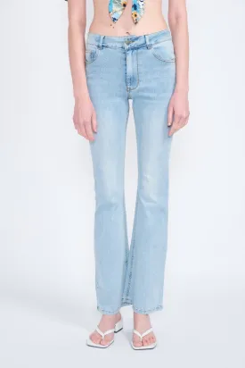 HIGH WAISTED WIDE LEG DENIM JEANS