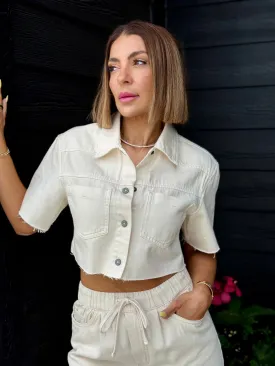 Marta Denim Shirt Jacket