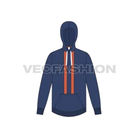 Men's Pullover with Oversized Hood