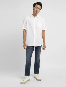 Men's Textured Slim Fit Shirt