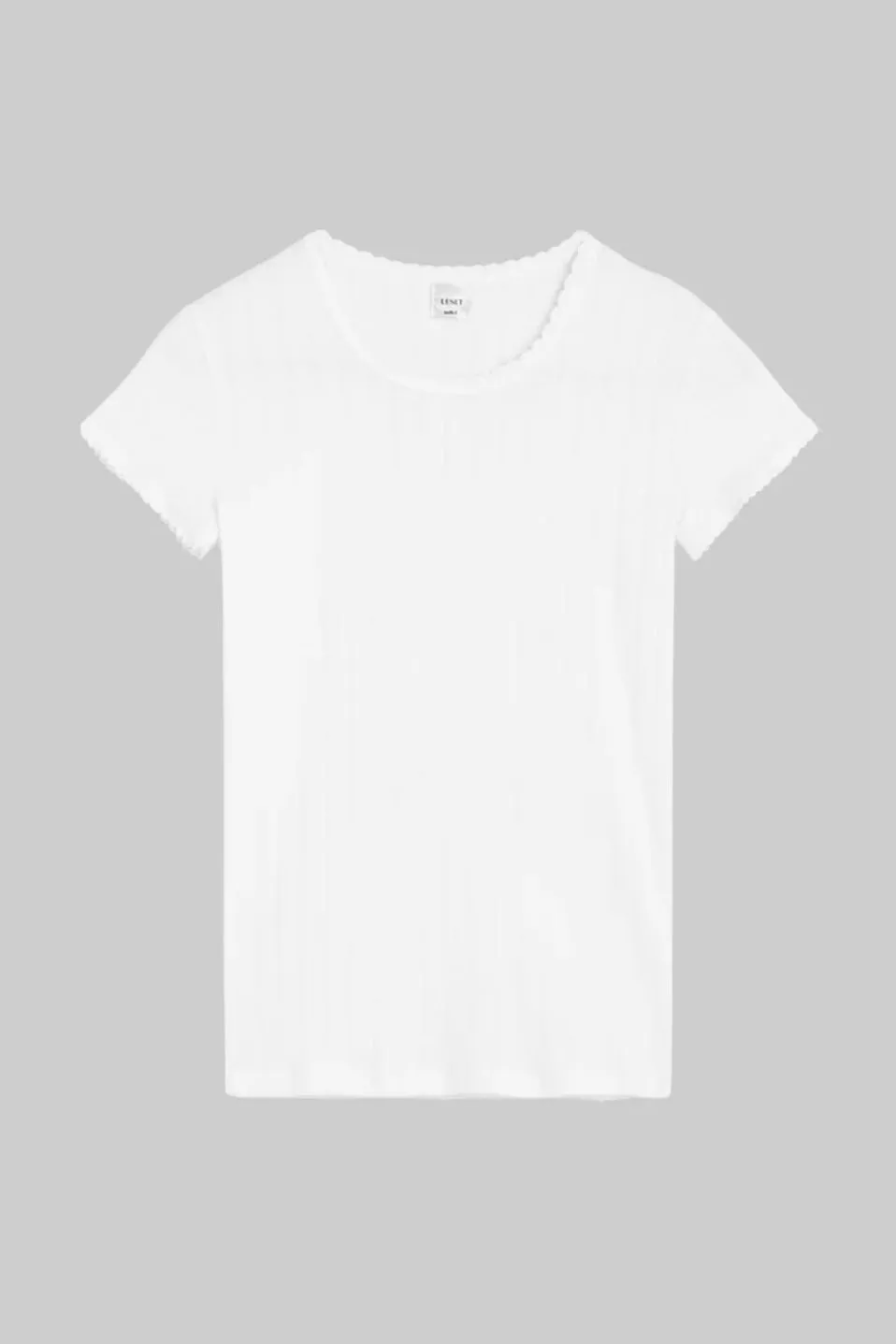 POINTELLE SLIM FIT TEE