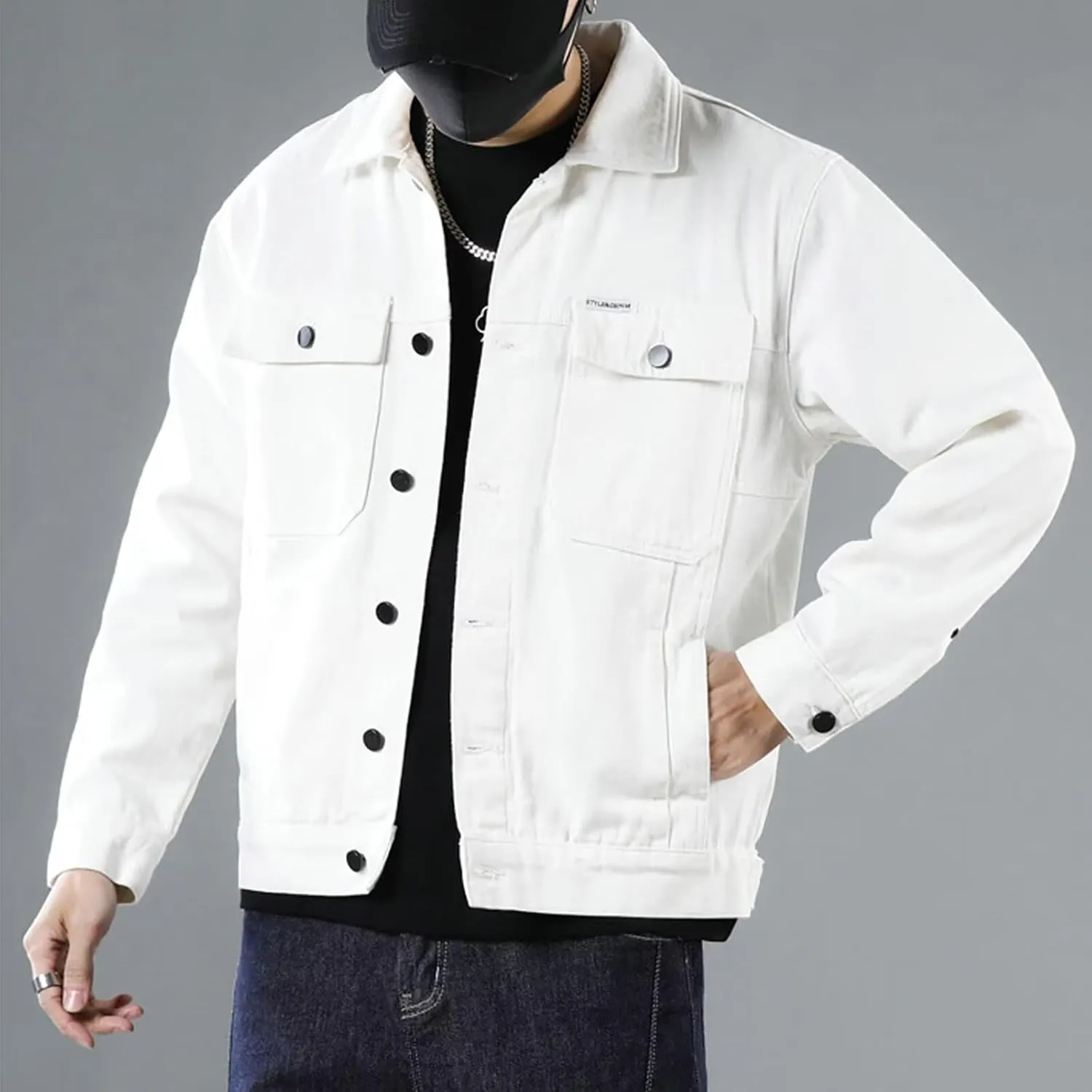 SANGTREE Men's Jean Jacket