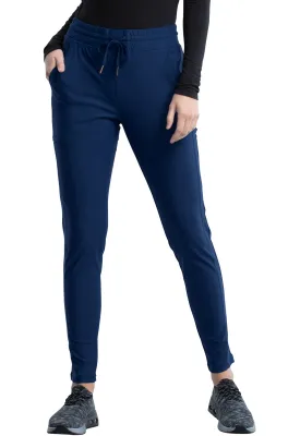 Scrub Pants - Cherokee Women's Form Mid Rise Tapered Leg Drawstring Pant - Navy, CK095