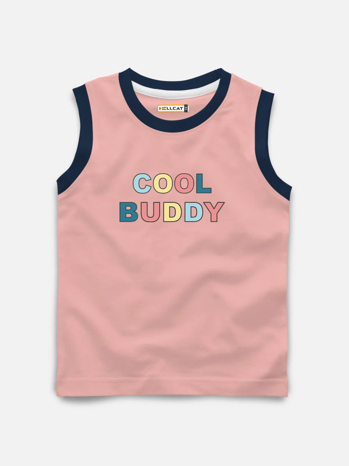 Sleeveless Printed T-shirt with Comfy Solid Shorts for Infants & Girls - Pack of 2 (1 T-shirt & 1 short)