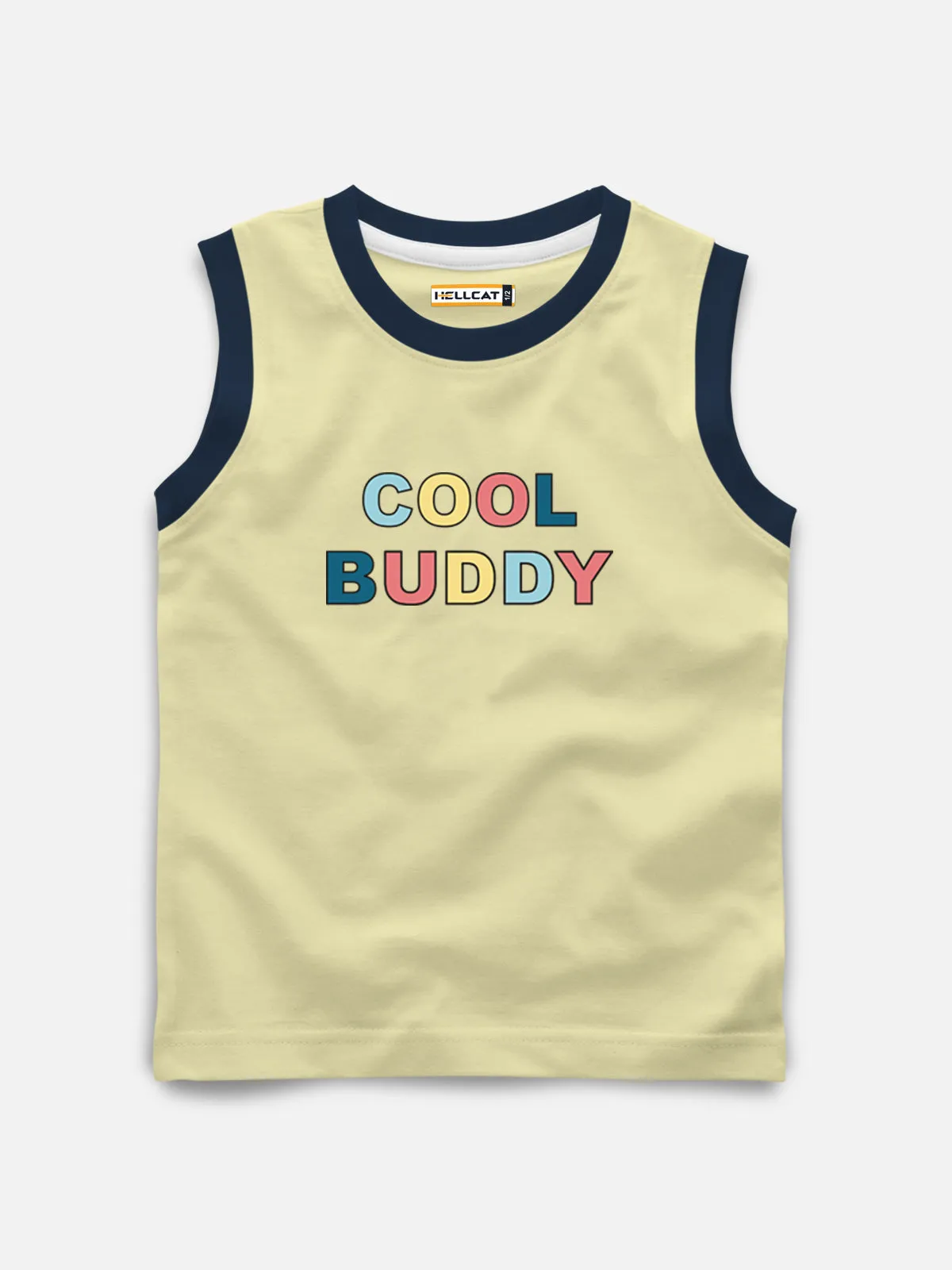 Sleeveless Printed T-shirt with Comfy Solid Shorts for Infants & Girls - Pack of 2 (1 T-shirt & 1 short)