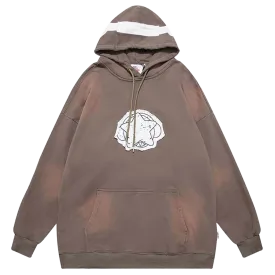 'Terraform' Oversized Cotton Hoodie