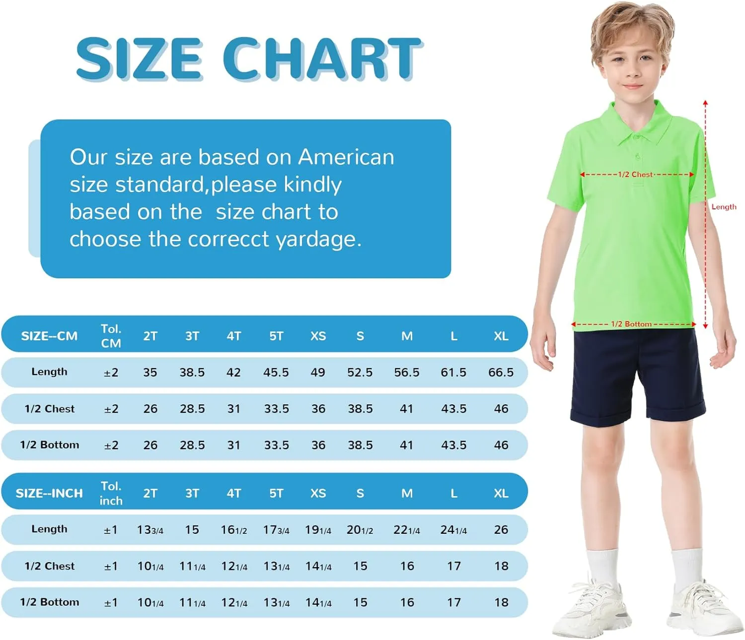 Toddler to Youth Stain Resistant Polo Shirts Kids Collared Golf T-Shirt School Uniform for Boys and Girls