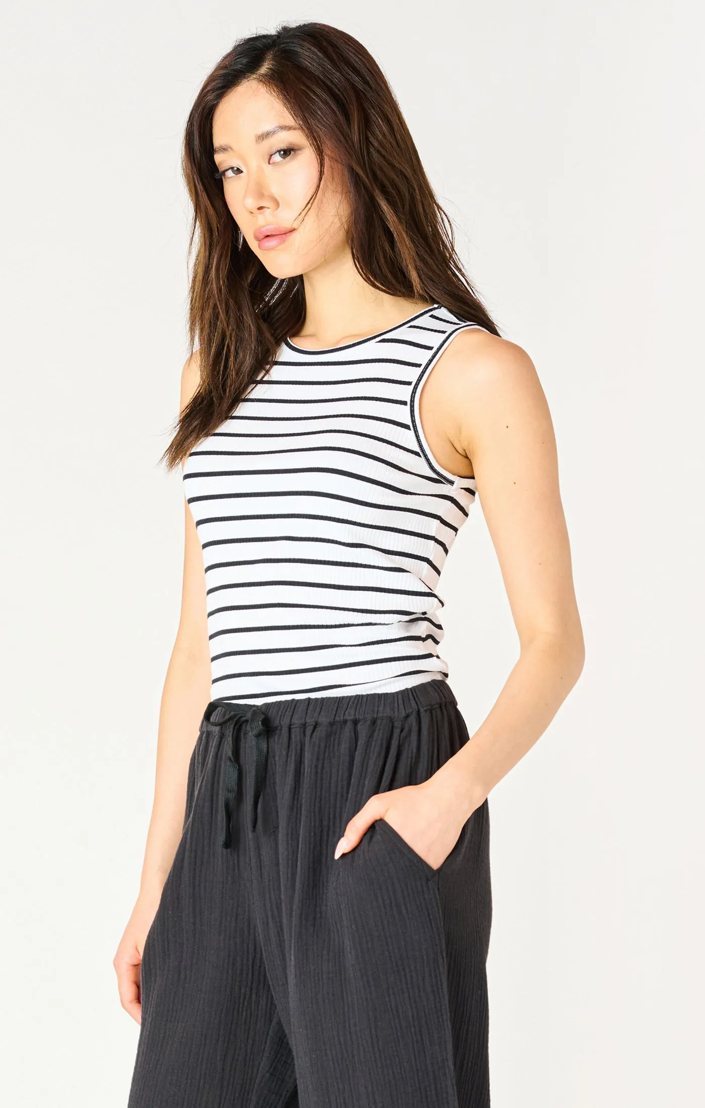 Top- Dex Ribbed Tank
