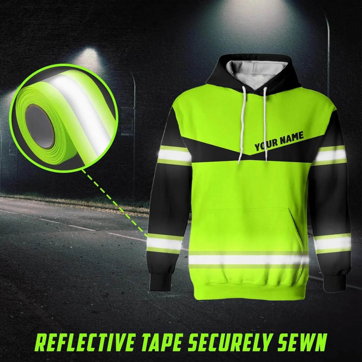 Uniform Company Reflective Polo Shirt High Visibility Shirt for Men Women Safety Polo Shirts Workwear for Worker