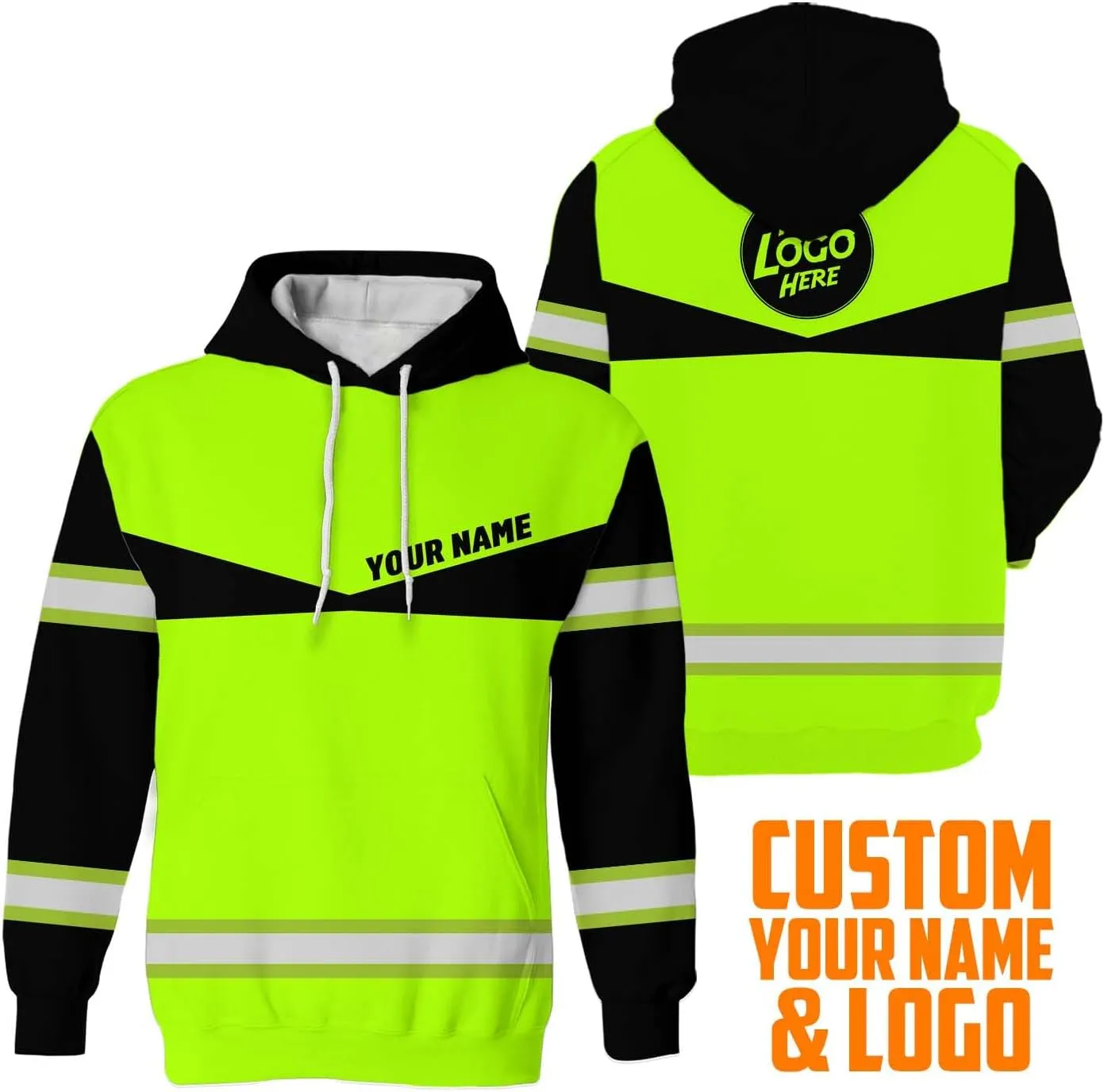 Uniform Company Reflective Polo Shirt High Visibility Shirt for Men Women Safety Polo Shirts Workwear for Worker