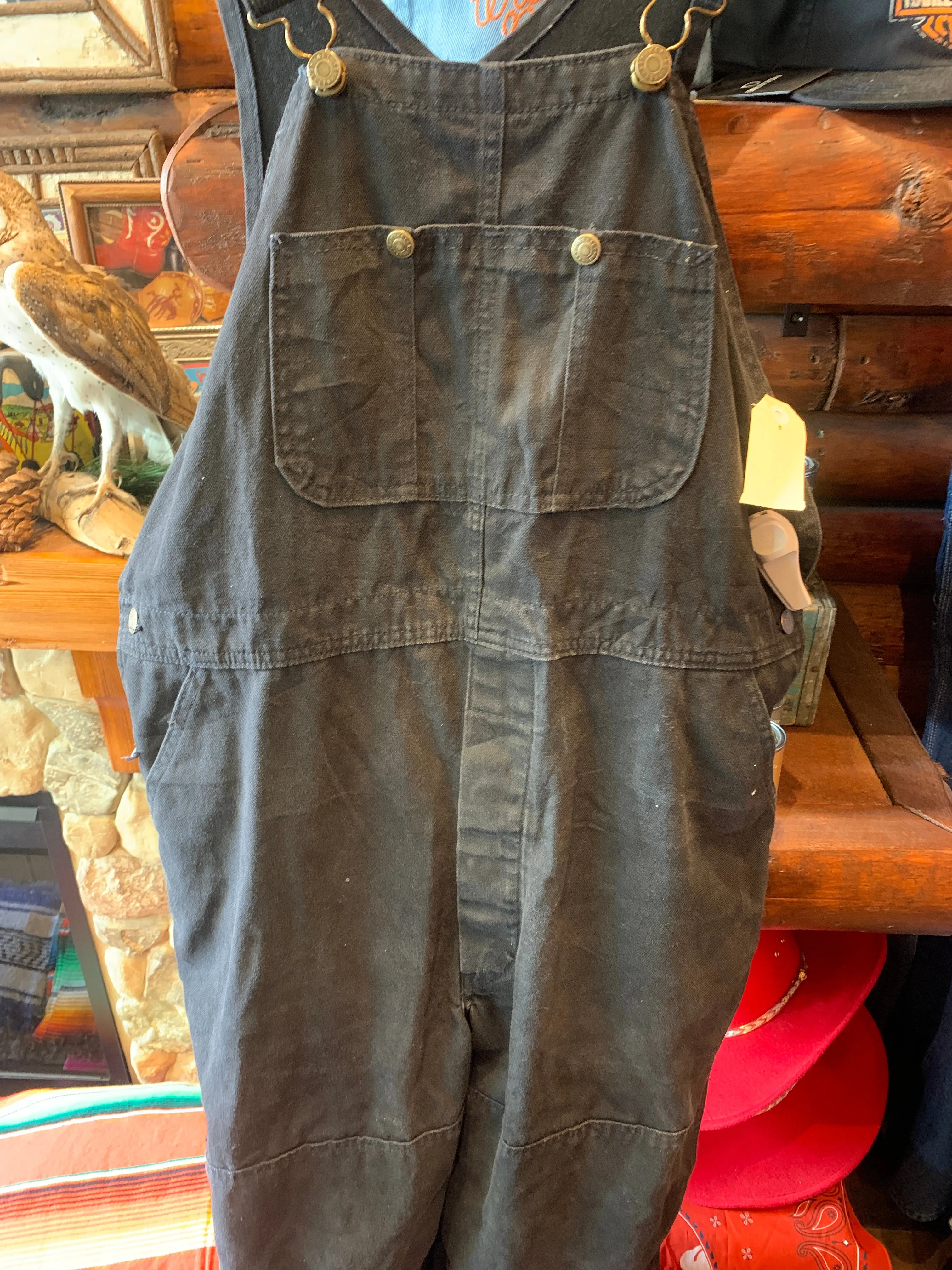 Vintage Black Key Imperial Overalls, W 40