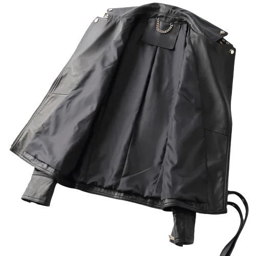 Womens Aurora Genuine Lambskin Biker Leather Jacket